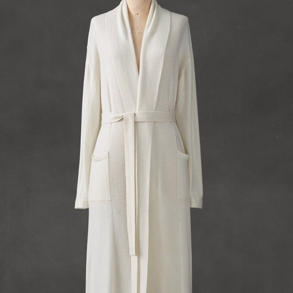 RH, CASHMERE LONG ROBE